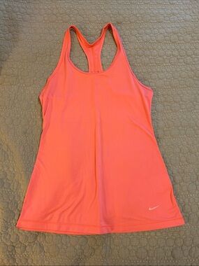 Nike Women’s Coral-Pink Racerback Performance Tank